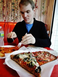 Two Boots pizza...mmmm... Two Boots pizza...mmmm...
