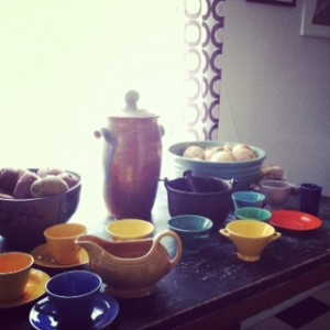 Buying Fiestaware! The best way to celebrate the end of credit card debt!