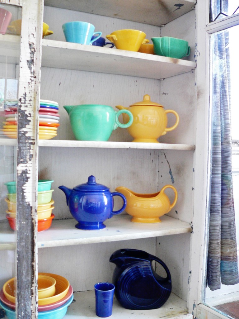 Pops of color, courtesy of our ever-expanding Fiestaware collection.