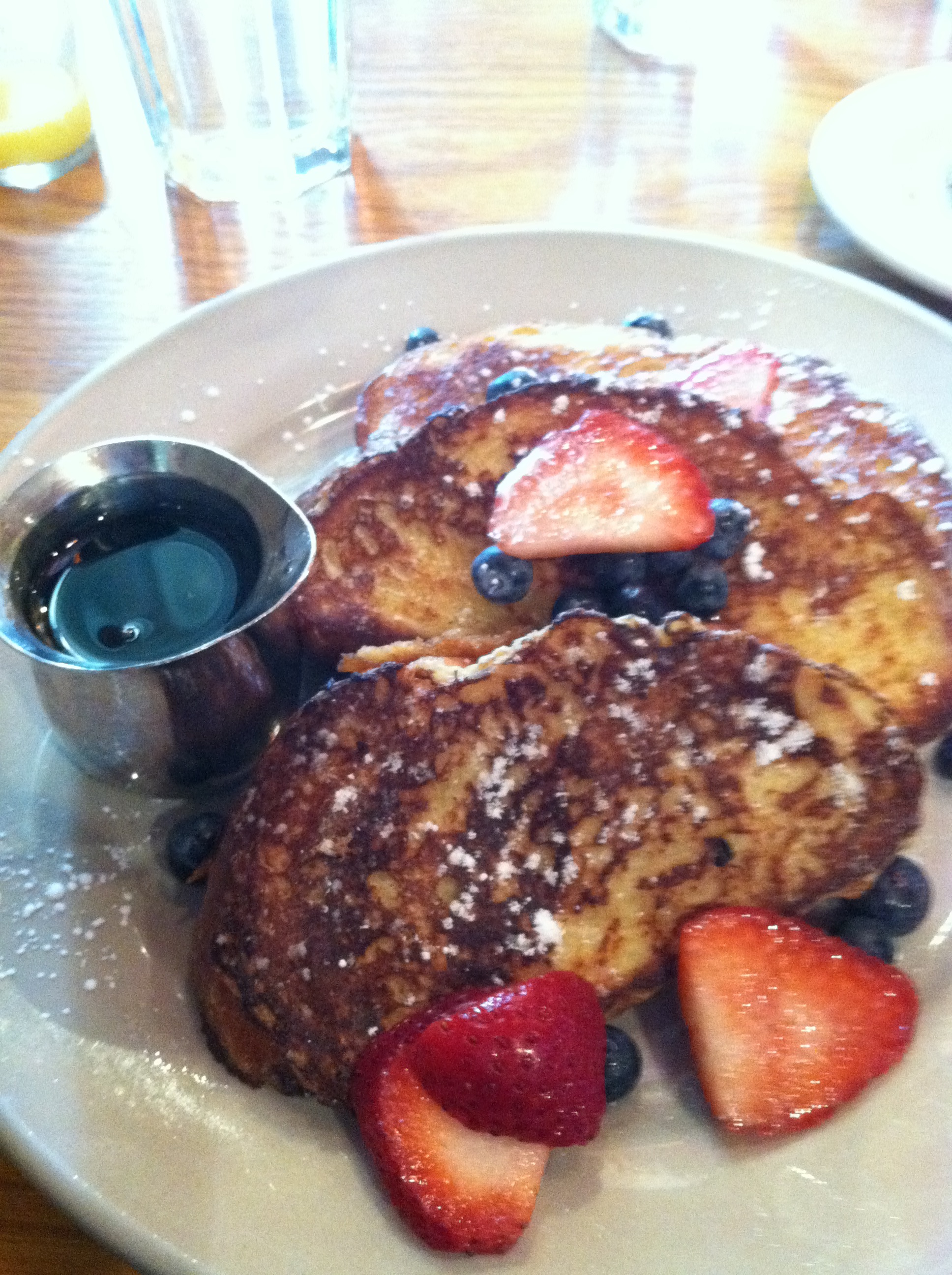 Irregardless Cafe's Challah French Toast. Yum. Irregardless Cafe's Challah French Toast. Yum.